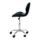 Ver imagem 3 de Cadeira Office Eiffel Slim com estofado de couro sintético Preta