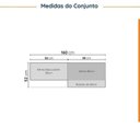 Ver imagem 3 de Lavanderia Modulada 3 Peças sem Tampo com Rodapé Ipanema CabeCasa MadeiraOriginals Verde/Folha