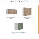Ver imagem 4 de Lavanderia Modulada 3 Peças sem Tampo sem Rodapé Ipanema CabeCasa MadeiraOriginals