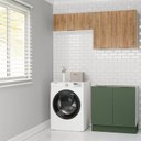 Ver imagem 1 de Lavanderia Modulada 3 Peças sem Tampo com Rodapé Ipanema CabeCasa MadeiraOriginals