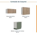 Ver imagem 4 de Lavanderia Modulada 3 Peças sem Tampo com Rodapé Ipanema CabeCasa MadeiraOriginals