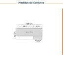 Ver imagem 3 de Lavanderia Modulada 2 Peças sem Tampo sem Rodapé Ipanema CabeCasa MadeiraOriginals