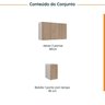 Lavanderia Modulada 2 Peças sem Tampo sem Rodapé Ipanema CabeCasa MadeiraOriginals - 4