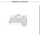 Ver imagem 3 de Lavanderia Modulada 2 Peças sem Tampo com Rodapé Ipanema CabeCasa MadeiraOriginals