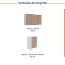 Ver imagem 4 de Lavanderia Modulada 2 Peças sem Tampo com Rodapé Ipanema CabeCasa MadeiraOriginals