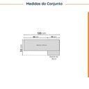 Ver imagem 3 de Lavanderia Planejada 2 Peças sem Tampo com Rodapé Ipanema CabeCasa MadeiraOriginals Marrom/Acácia