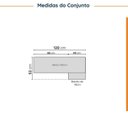 Ver imagem 3 de Lavanderia Modulada 2 Peças sem Tampo sem Rodapé Ipanema CabeCasa MadeiraOriginals