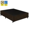 Cama Box Casal Suede + Colchão de Espuma D33 - Sereneprime - 138cm Marrom - 2