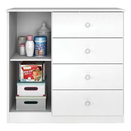 Quarto Infantil Berço e Cômoda Xodó Branco - 5