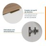 Lavanderia Modulada 2 Peças 1 Armário Aéreo 3 Portas 1 Balcão Ipanema CabeCasa MadeiraOriginals - 6