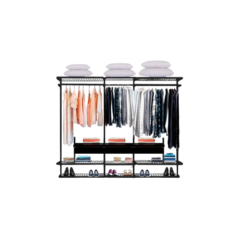 Closet Aramado - Linear Clr285 Gav Cor:preto;tamanho:2,50
