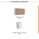 Ver imagem 4 de Lavanderia Modulada 2 Peças sem Tampo sem Rodapé Ipanema CabeCasa MadeiraOriginals