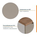 Ver imagem 5 de Lavanderia Modulada 2 Peças 1 Armário Aéreo 3 Portas 1 Balcão Ipanema CabeCasa MadeiraOriginals