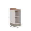 Ver mais imagens de Lavanderia Planejada 2 Peças 1 Armário Aéreo 3 Portas 1 Balcão Ipanema CabeCasa MadeiraOriginals Marrom/Fendi Trama