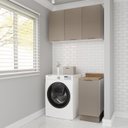 Ver imagem 1 de Lavanderia Modulada 2 Peças 1 Armário Aéreo 3 Portas 1 Balcão Ipanema CabeCasa MadeiraOriginals