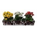 Ver imagem 1 de Suporte de Flores e Temperos Artesanal para Parede Decoração de Cozinha Libertas Rosas Artesanato Fl