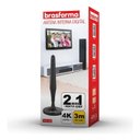 Ver imagem 5 de Suporte Tv Parede Articulado com Antena Digital Interna Cs0040a-shd500