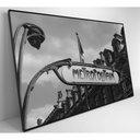 Ver imagem 2 de Quadro Metro Paris 120x80 Cm Vidro Impresso