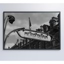 Ver imagem 3 de Quadro Metro Paris 120x80 Cm Vidro Impresso
