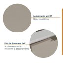 Ver imagem 5 de Lavanderia Modulada 2 Peças sem Tampo com Rodapé Ipanema CabeCasa MadeiraOriginals Marrom/Fendi Trama