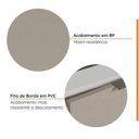 Ver imagem 5 de Lavanderia Planejada 2 Peças sem Tampo com Rodapé Ipanema CabeCasa MadeiraOriginals Marrom/Fendi Trama