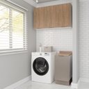 Ver imagem 1 de Lavanderia Modulada 2 Peças 1 Armário Aéreo 3 Portas 1 Balcão Ipanema CabeCasa MadeiraOriginals