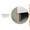 Ver imagem 7 de Lavanderia Modulada 2 Peças 1 Armário Aéreo 3 Portas 1 Balcão Ipanema CabeCasa MadeiraOriginals Marrom/Fendi/Acácia