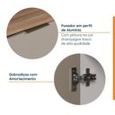 Ver imagem 6 de Lavanderia Modulada 2 Peças 1 Armário Aéreo 3 Portas 1 Balcão Ipanema CabeCasa MadeiraOriginals