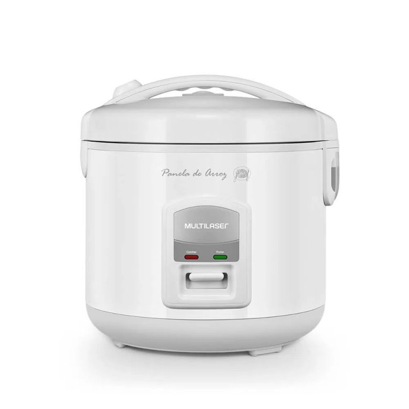 Panela De Arroz Eletrica Multilaser Gourmet 127v 400w Capacidade De 5 Xicaras Led Branca - Ce01 - 1