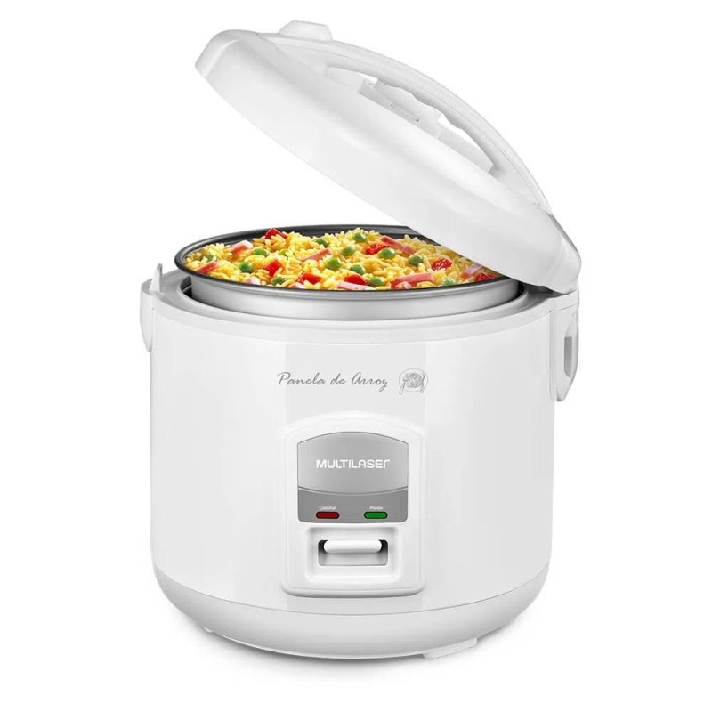Panela De Arroz Eletrica Multilaser Gourmet 127v 400w Capacidade De 5 Xicaras Led Branca - Ce01 - 2