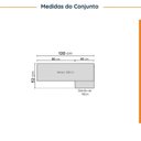 Ver imagem 3 de Lavanderia Modulada 2 Peças sem Tampo sem Rodapé Ipanema CabeCasa MadeiraOriginals