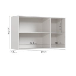 Lavanderia Modulada 2 Peças sem Tampo com Rodapé Ipanema Cabecasa Madeiramadeira - 8