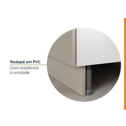 Lavanderia Modulada 2 Peças sem Tampo com Rodapé Ipanema Cabecasa Madeiramadeira - 7