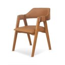 Ver imagem 7 de Cadeira de Jantar Estofada em Madeira Maciça e Corino Dalia