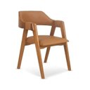 Ver imagem 2 de Cadeira de Jantar Estofada em Madeira Maciça e Corino Dalia