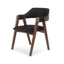 Ver imagem 1 de Cadeira Dalia de Madeira Maciça Encosto Anatômico com Apoio no Braço