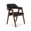 Ver imagem 3 de Cadeira Dalia de Madeira Maciça Encosto Anatômico com Apoio no Braço