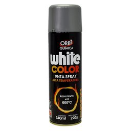 Orbi Spray Tinta Alta Temperat Aluminio 340ml/ 220g - 1