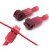 50x Conector Derivação Tipo T Vermelho até 1,5 Emenda Rápida - 6