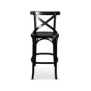 Ver imagem 1 de Banqueta de Madeira Maciça X Alta Conforto e Estilo para Sua Decoração Preto