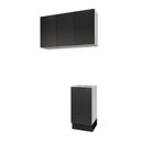 Ver imagem 2 de Lavanderia Modulada 2 Peças sem Tampo com Rodapé Ipanema CabeCasa MadeiraOriginals