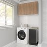 Lavanderia Modulada 2 Peças 1 Armário Aéreo 3 Portas 1 Balcão Ipanema CabeCasa MadeiraOriginals - 1