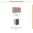 Ver imagem 4 de Lavanderia Modulada 2 Peças sem Tampo sem Rodapé Ipanema CabeCasa MadeiraOriginals