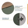 Lavanderia Modulada 2 Peças 1 Armário Aéreo 3 Portas 1 Balcão Ipanema CabeCasa MadeiraOriginals - 6