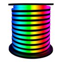 Ver imagem 5 de Kit Mangueira Fita Led Neon Flex Rgb 220v 5 Metros + Fonte