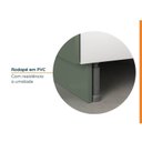 Ver imagem 7 de Lavanderia Modulada 2 Peças 1 Armário Aéreo 3 Portas 1 Balcão Ipanema CabeCasa MadeiraOriginals Verde/Folha/Acácia