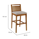 Ver imagem 3 de Banqueta Betânia da Treo Made Cappuccino