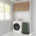 Ver imagem 1 de Lavanderia Modulada 2 Peças sem Tampo com Rodapé Ipanema CabeCasa MadeiraOriginals