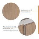 Ver imagem 5 de Conjunto Lavanderia Planejado 3 Peças sem Tampo sem Rodapé Ipanema CabeCasa MadeiraOriginals Marrom/Acácia