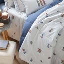 Ver imagem 2 de Edredom Solteiro com Fronha 200 Fios Esporte de Verão - Naturalle Fashion Estampado
